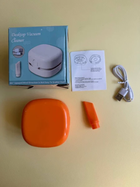 مینی جارو شارژی رومیزی با سری باریک Desktop Vacuum، تصویر 15