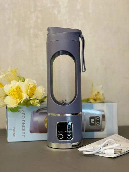 اسموتی‌ساز شارژی MDHL مدل HS-860 با لیوان ۴۵۰ میلی‌لیتر، تصویر 4