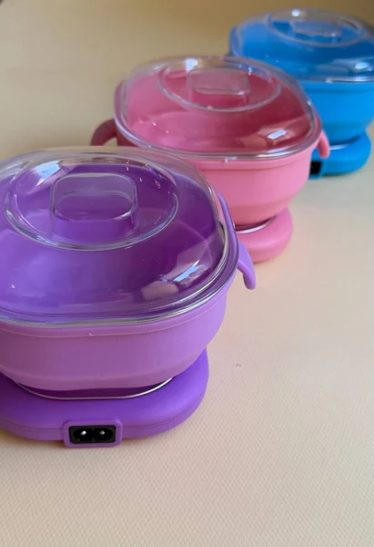 موم‌گرم‌کن تاشو سیلیکونی Wax Warmer، ظرفیت ۴۰۰ میلی‌لیتر، تصویر 11