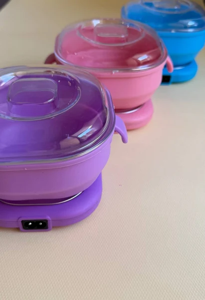 موم‌گرم‌کن تاشو سیلیکونی Wax Warmer، ظرفیت ۴۰۰ میلی‌لیتر، تصویر 8