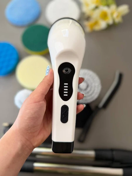 برس نظافت شارژی JY-6010 با نه سری و دسته تلسکوپی، تصویر 13