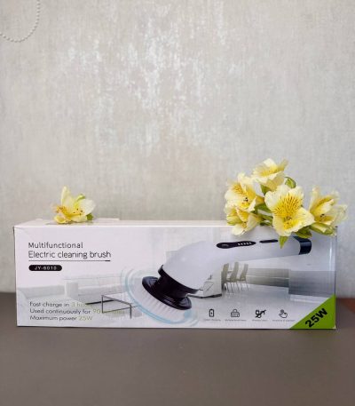برس نظافت شارژی JY-6010 با نه سری و دسته تلسکوپی، تصویر 2
