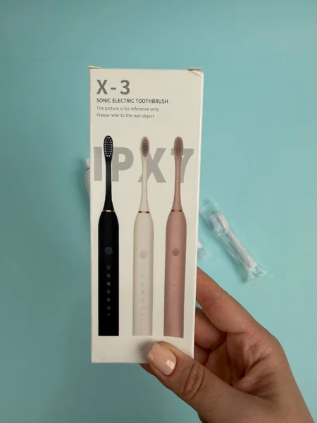 مسواک برقی شارژی X-3 شش‌حالته با چهار سری و تایمر، تصویر 8
