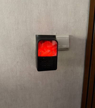 هیتر پریزی Flame Heater طرح شومینه، ۱۰۰۰ وات با ریموت، تصویر 2