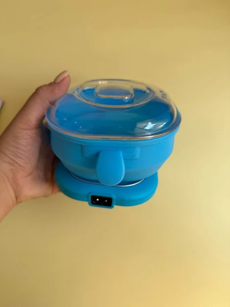 موم‌گرم‌کن تاشو سیلیکونی Wax Warmer، ظرفیت ۴۰۰ میلی‌لیتر، تصویر 5