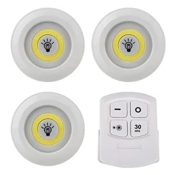 چراغ LED زیرکابینتی ریموت‌دار؛ بسته سه‌عددی 3in1، تصویر 1