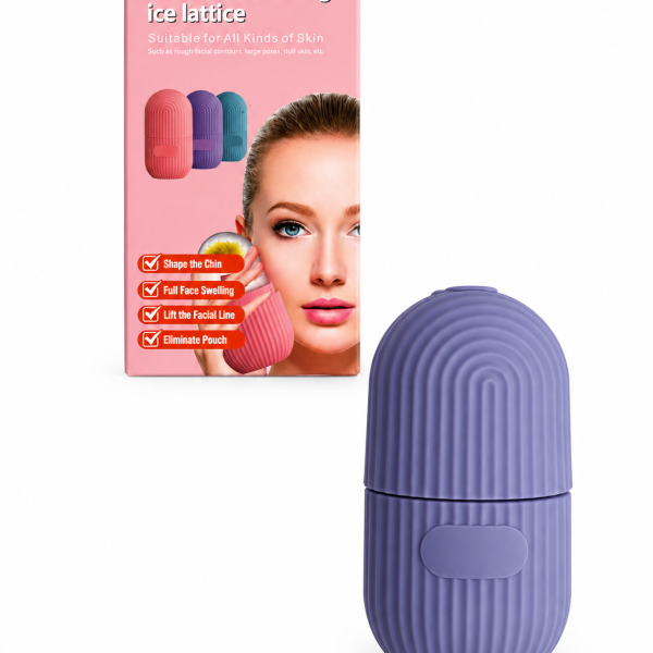 قالب یخ سیلیکونی صورت؛ آیس‌رولر دستی قابل استفاده مجدد، تصویر 1
