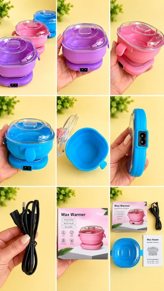 موم‌گرم‌کن تاشو سیلیکونی Wax Warmer، ظرفیت ۴۰۰ میلی‌لیتر، تصویر 22
