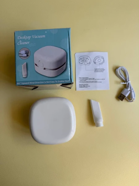 مینی جارو شارژی رومیزی با سری باریک Desktop Vacuum، تصویر 24