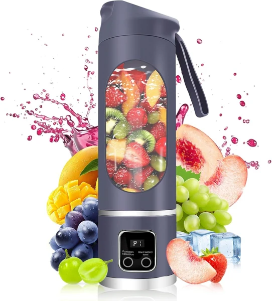 اسموتی‌ساز شارژی MDHL مدل HS-860 با لیوان ۴۵۰ میلی‌لیتر، تصویر 1