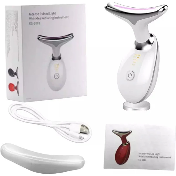 پک مراقبت صورت V-Line Pro؛ ماساژور تیروس، گن و ماساژور گردن، تصویر 3