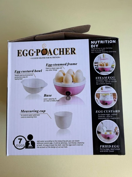 تخم‌مرغ‌پز بخارپز بیگ باس Egg Genie با ظرفیت هفت عدد، تصویر 5