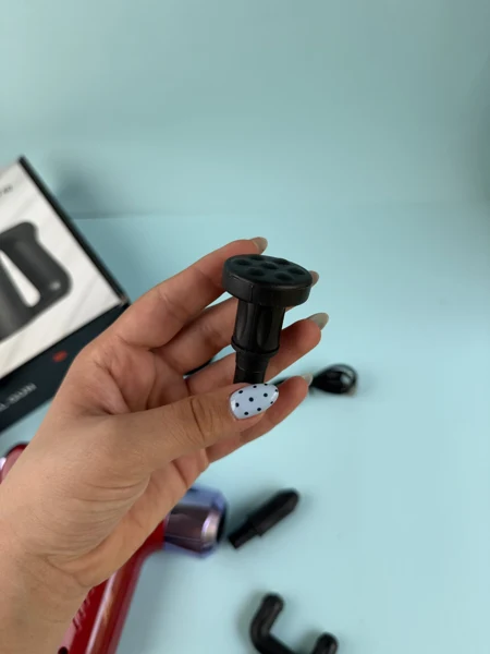 ماساژور تفنگی KH-740 شارژی با چهار سری و شش حالت، تصویر 11
