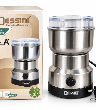آسیاب قهوه و ادویه دسینی T-001 استیل با توان ۳۰۰ وات، تصویر 1