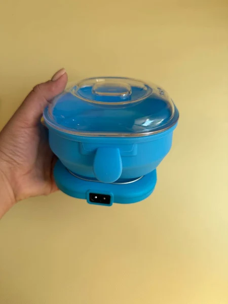 موم‌گرم‌کن تاشو سیلیکونی Wax Warmer، ظرفیت ۴۰۰ میلی‌لیتر، تصویر 4