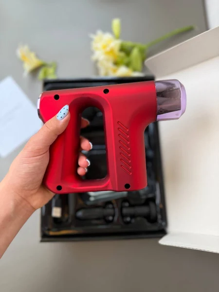 ماساژور تفنگی KH-740 شارژی با چهار سری و شش حالت، تصویر 4