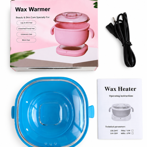 موم‌گرم‌کن تاشو سیلیکونی Wax Warmer، ظرفیت ۴۰۰ میلی‌لیتر، تصویر 1