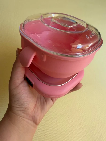 موم‌گرم‌کن تاشو سیلیکونی Wax Warmer، ظرفیت ۴۰۰ میلی‌لیتر، تصویر 3