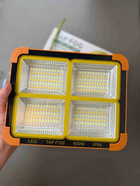 چراغ خورشیدی 600W با پنل جدا و خروجی پاوربانک، تصویر 7