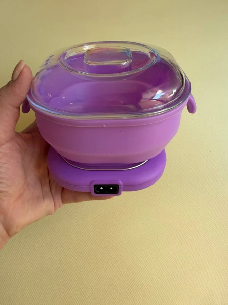 موم‌گرم‌کن تاشو سیلیکونی Wax Warmer، ظرفیت ۴۰۰ میلی‌لیتر، تصویر 2
