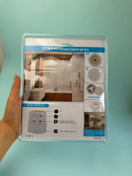 چراغ LED زیرکابینتی ریموت‌دار؛ بسته سه‌عددی 3in1، تصویر 11