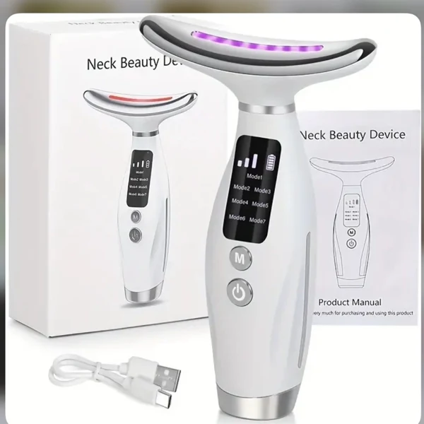 پک مراقبت صورت V-Line Pro؛ ماساژور تیروس، گن و ماساژور گردن، تصویر 4