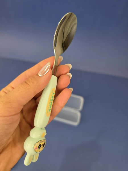 ست قاشق و چنگال کودک لبوبو با جعبه محافظ، تصویر 7