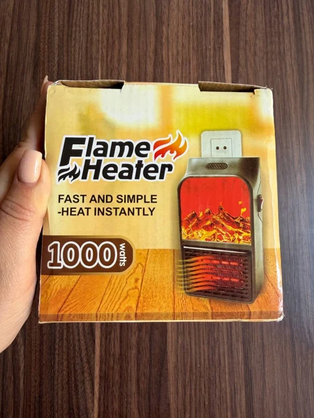 هیتر پریزی Flame Heater طرح شومینه، ۱۰۰۰ وات با ریموت، تصویر 7