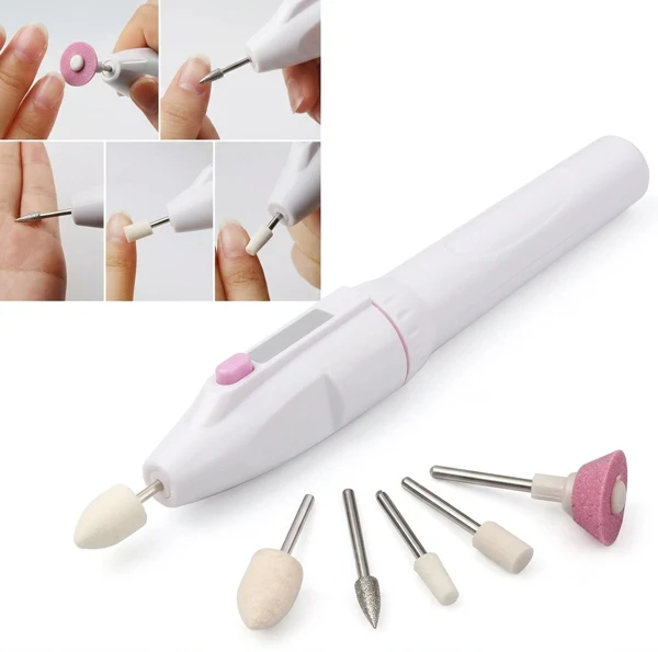 ست سوهان برقی Salon Shaper برای مانیکور و پدیکور با پنج سری، تصویر 1