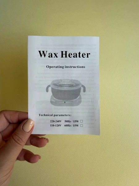 موم‌گرم‌کن تاشو سیلیکونی Wax Warmer، ظرفیت ۴۰۰ میلی‌لیتر، تصویر 12